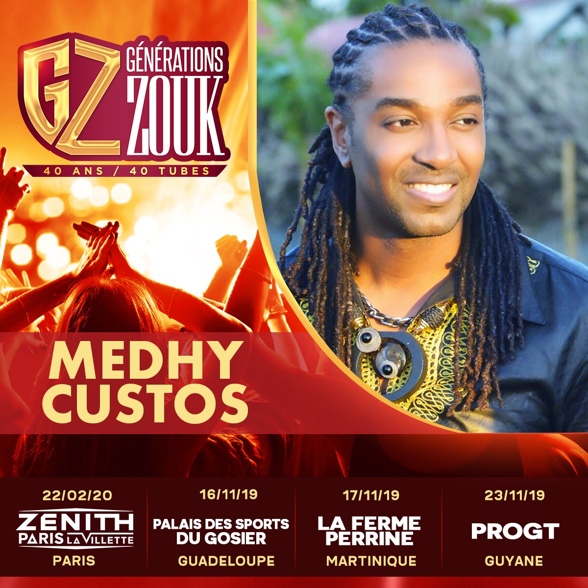 Générations Zouk, la tournée – Makrelaj – News Agenda des soirees antillaises Paris Martinique Guadeloupe